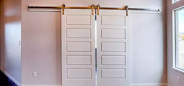 Glass Barn Door with Installation Hardware Kit Palm Desert